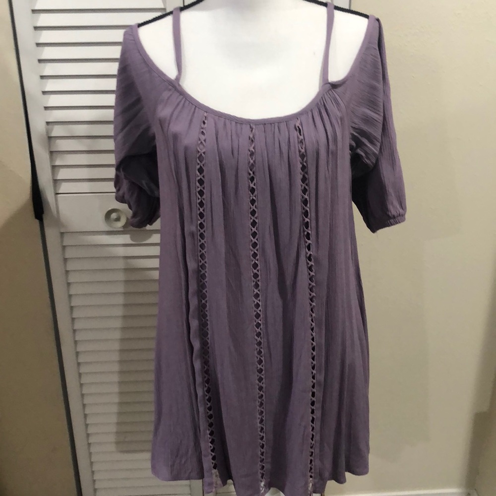 Cold shoulder women’s dress